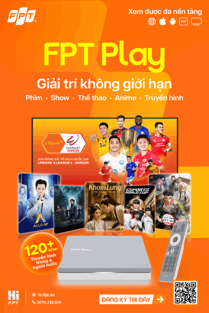 Lắp mạng Internet FPT tại Phan Rang, Khánh Hoà được tặng modem WiFi 6 6 FPT Play - xem không giới hạn