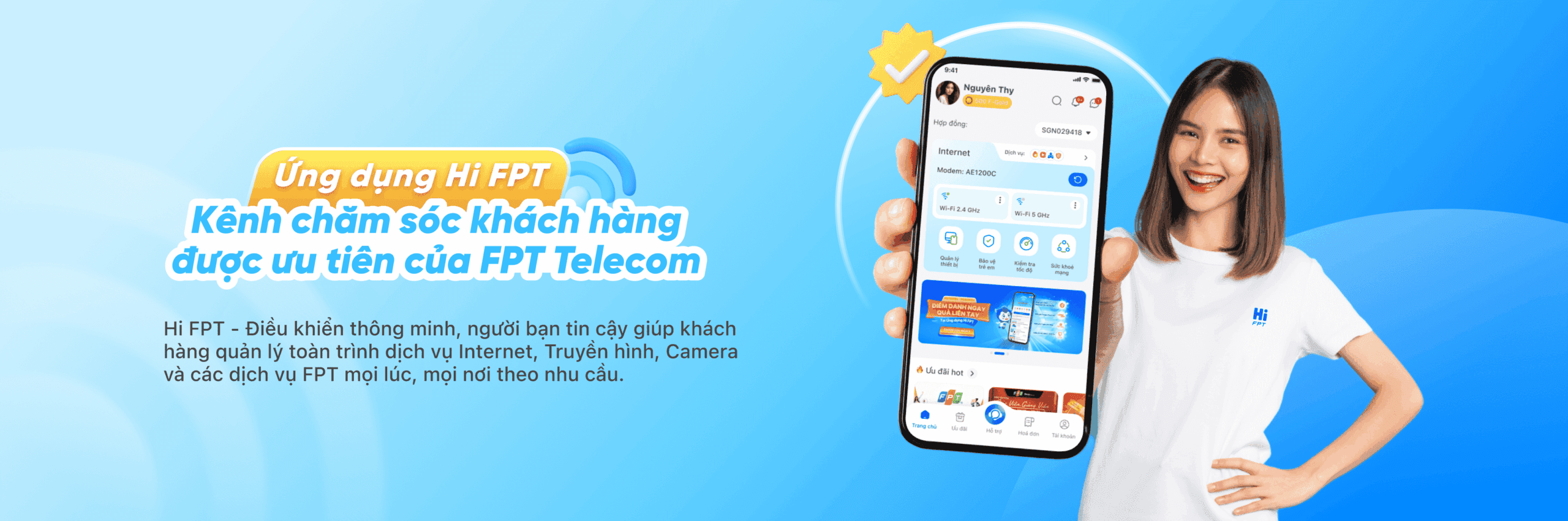 Hi FPT - Ứng dụng chăm sóc khách hàng của FPT