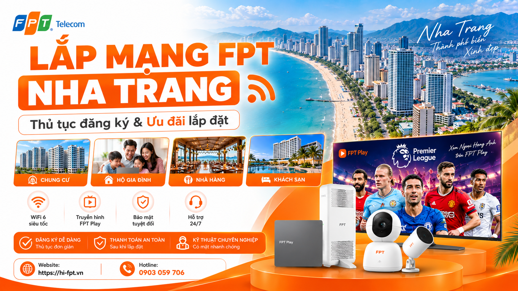 Ưu đãi lắp mạng FPT Nha Trang