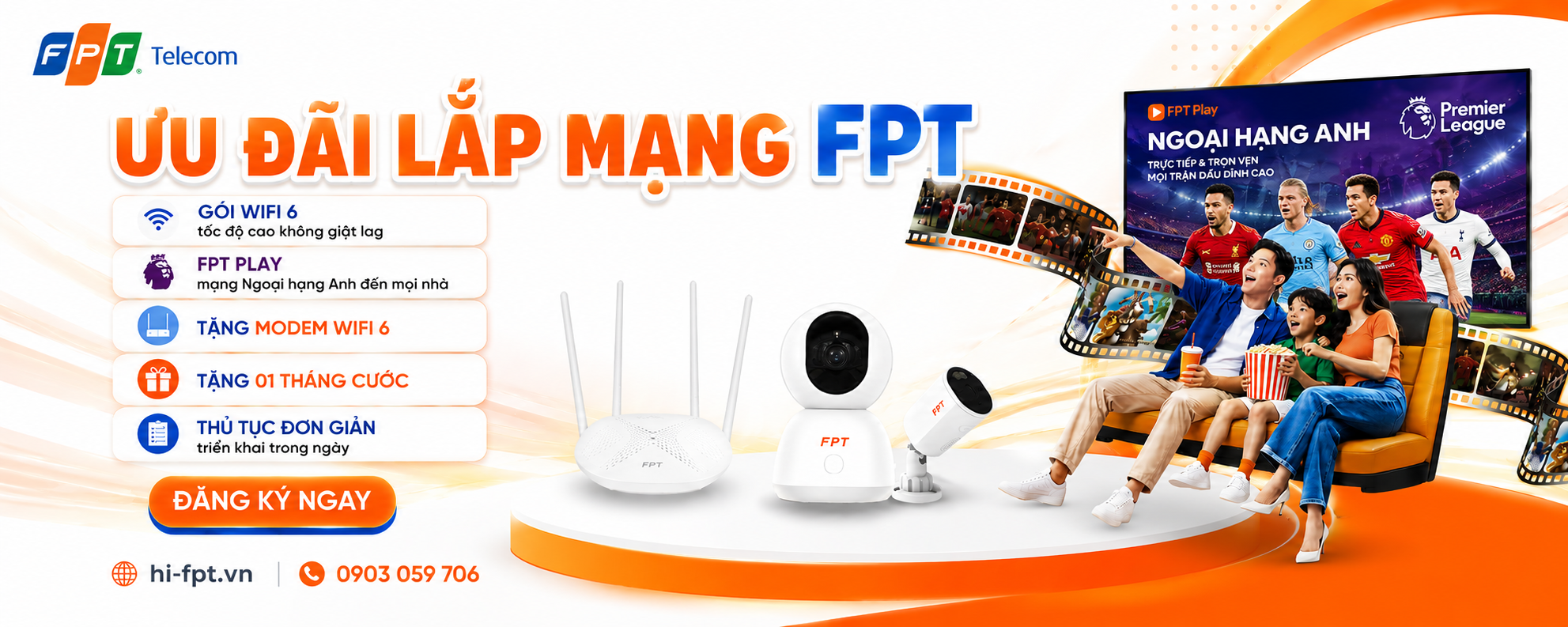 Ưu đãi lắp mạng FPT