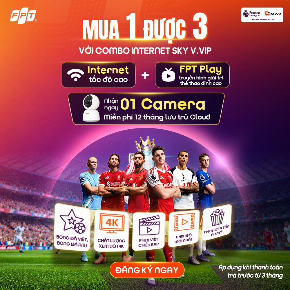 Mua 1 được 3 với combo V.VIP